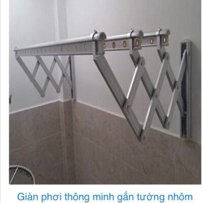 Bộ giàn phơi xếp ngang Hàn Quốc